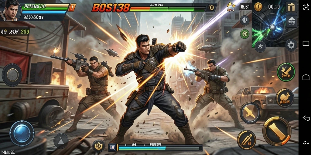 Tangkapan layar gameplay BOS138 yang intens dan mendebarkan.