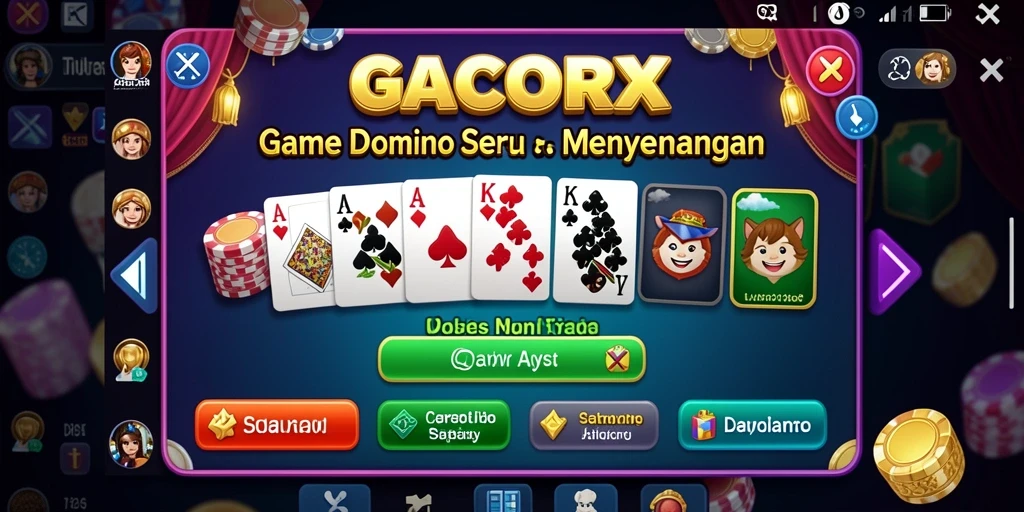 Tampilan gameplay GACORX yang menarik dan penuh aksi.