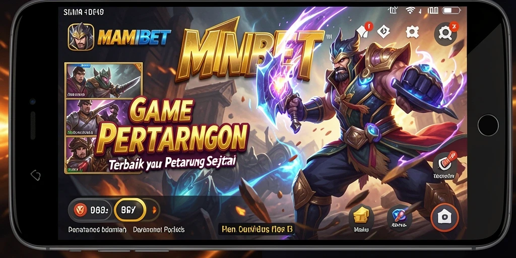 Tangkapan layar MAMIBET dengan aksi pertarungan yang intens.