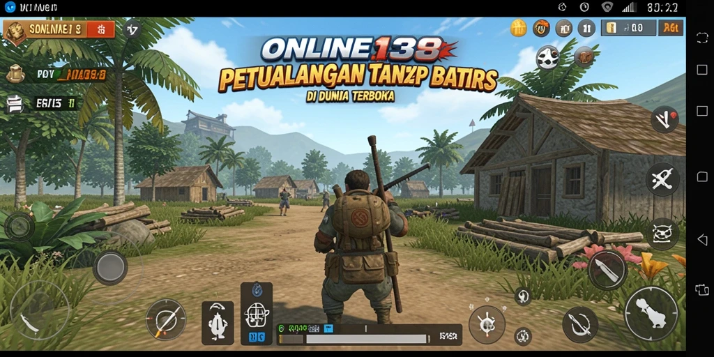 Menampilkan gameplay seru di dunia terbuka ONLINE138