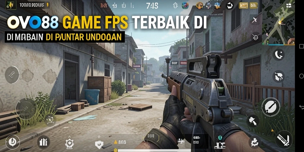 Tampilan gameplay menarik OVO88 dalam pertempuran FPS.