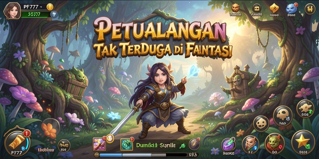 Tampilan gameplay PF777 menampilkan petualangan seru yang penuh tantangan.