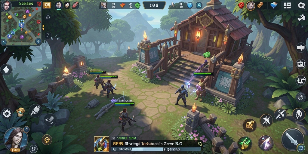 Tampilan gameplay RP99 yang penuh strategi dan intrik.