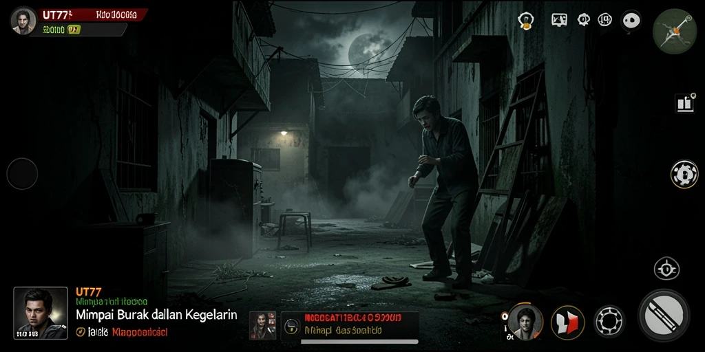 Cuplikan gameplay menakutkan di dunia gelap UT77.